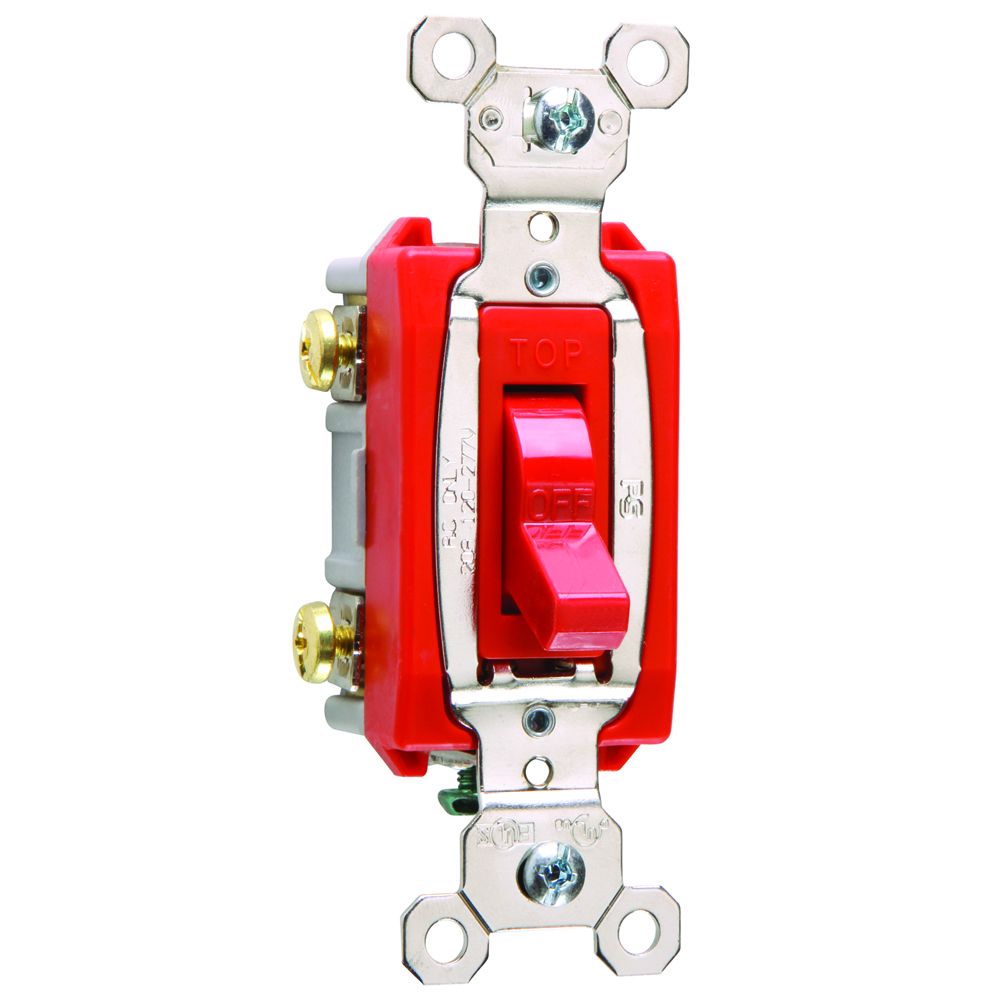 PS20AC2RED Industrial Extra Heavy Duty Switch, Red