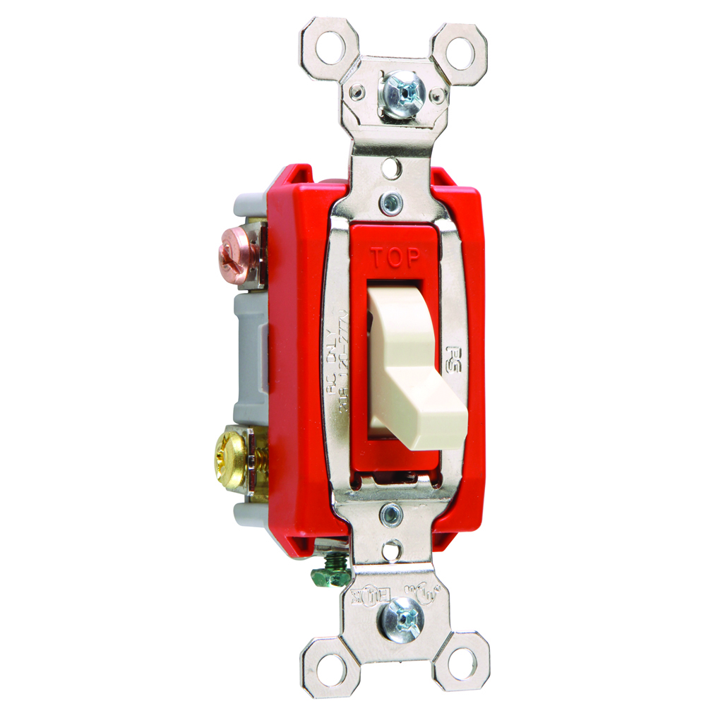 PS20AC3ISL Industrial Extra Heavy Duty Switch, Ivory