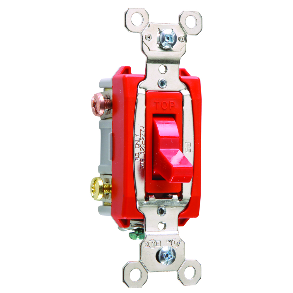 PS20AC3RED Industrial Extra Heavy Duty Switch, Red