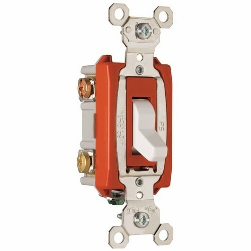 PS20AC3W Industrial Extra Heavy Duty Switch, White