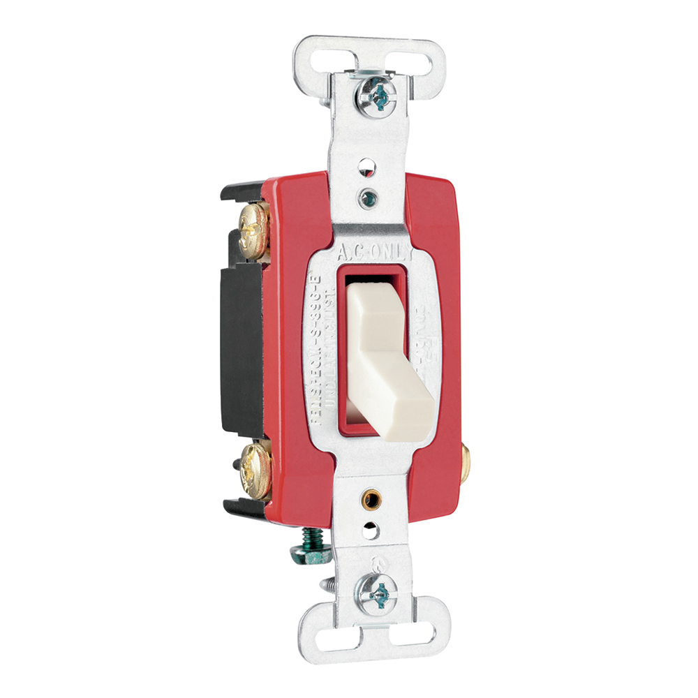PS20AC4LA Industrial Extra Heavy Duty Switch, Light Almond