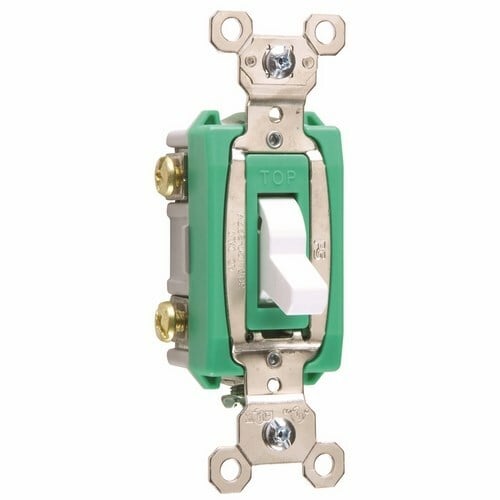 PS30AC2W Industrial Extra Heavy Duty Switch, White