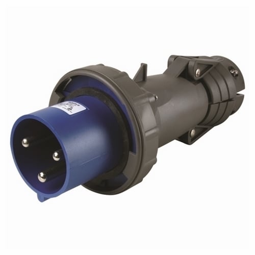 PS360P6W Pin & Sleeve Watertight 60A 250V Plug