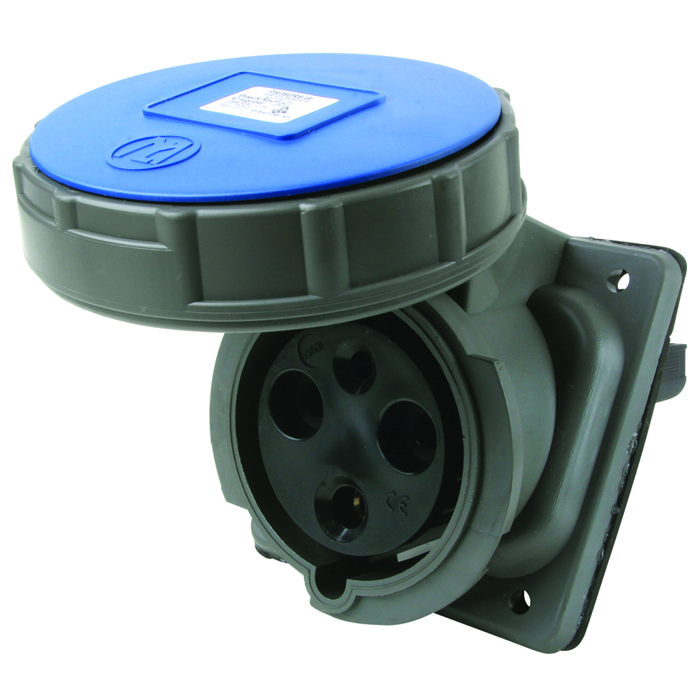 PS360R6W Pin & Sleeve Watertight 60A 250V Receptacle