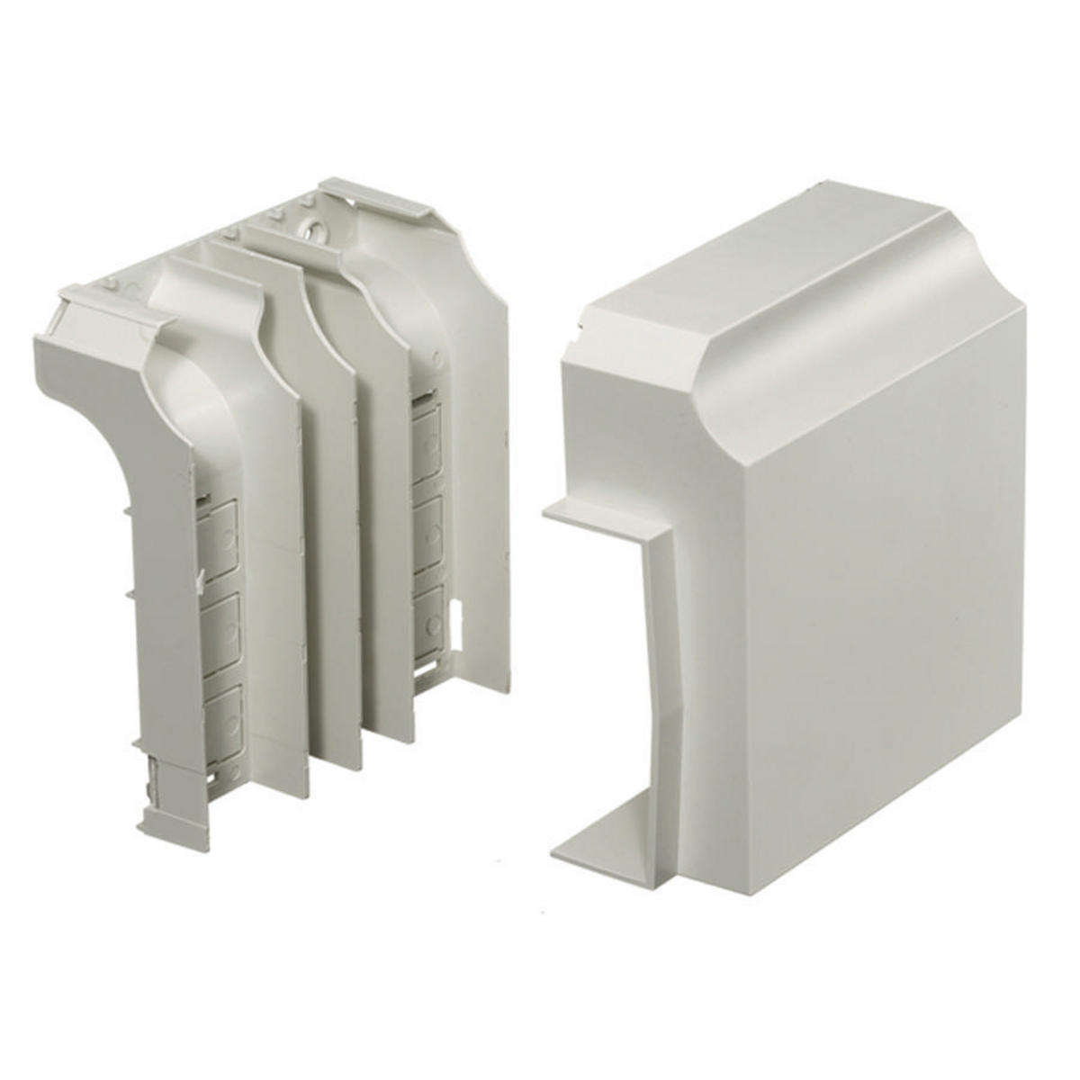 PS3TCBC Non-Metallic Standard Base and Cover, For Use With Super BaseTrak PS3 Series Non-Metallic Raceway, PVC, Office White