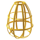 EPCO, Safety Cage, Heavy Duty, Lamp Type: Incandescent Lamp,Compact Fluorescent Lamp,LED Lamp, Material: Plastic, Color: Yellow
