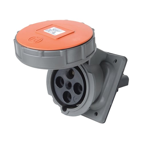 PS4100R12W Pin & Sleeve Watertight 100A 125V/250V Receptacle