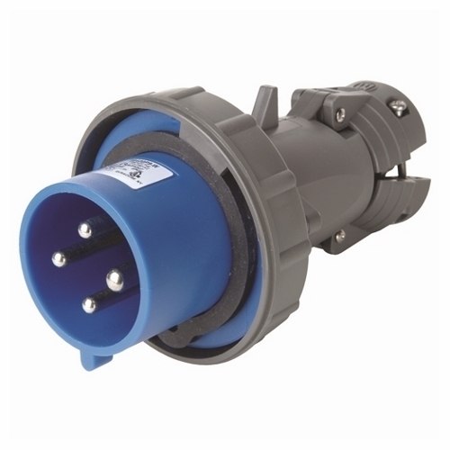 PS430P9W Pin & Sleeve Watertight 30A 3ø 250V Plug