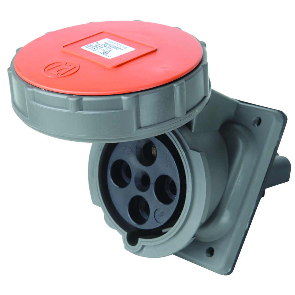 PS460R12W Pin & Sleeve Watertight 60A 125V/250V Receptacle