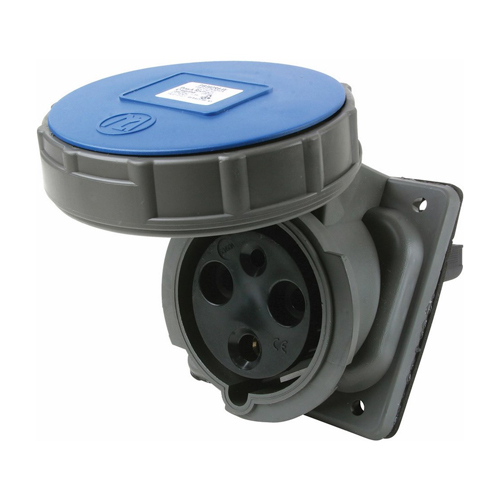 PS460R9W Pin & Sleeve Watertight 60A 3ø 250V Receptacle