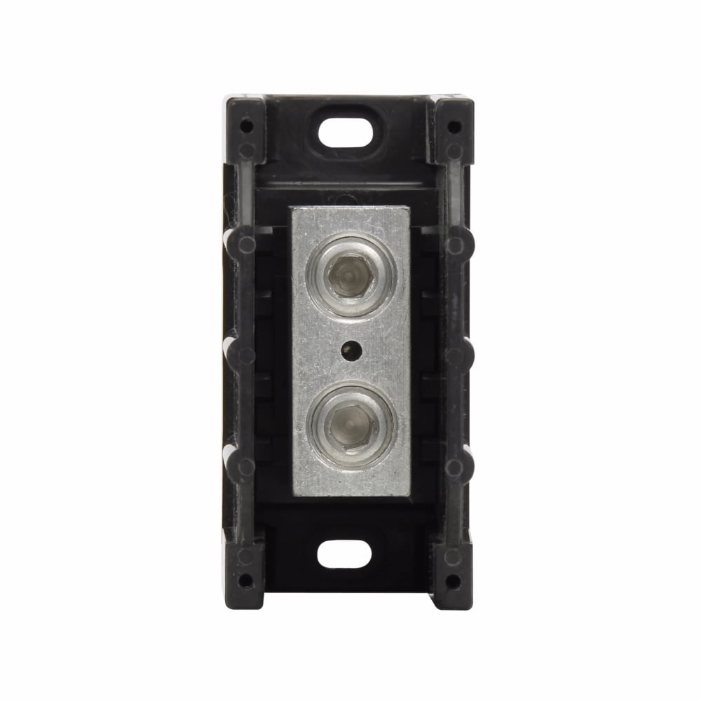 16303-1 Barrier Molded Power Splicer Block, 600 V AC/DC, 310 A, 1 Pole, 6 AWG to 350 kcmil Cu Line/Load Wire, Aluminum/Thermoplastic