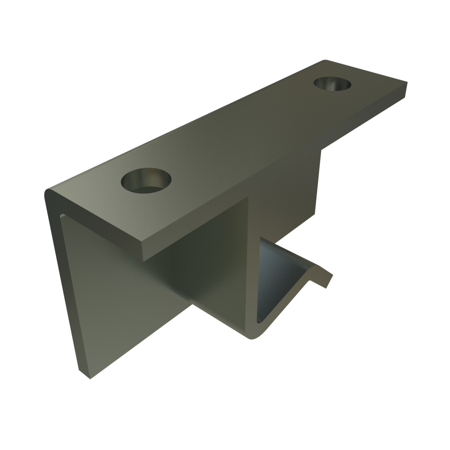 PS-825-L-EG PS 825 Left Hand Single Pipe Axle Support, 3 in L x 1-5/8 in W x 1/4 in THK, Steel
