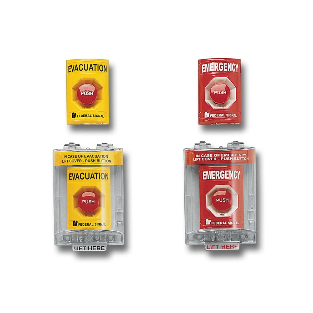 PSEMSC-R Quick-Reset Pushbutton Station, 600 V AC/250 V DC, 3/1 A