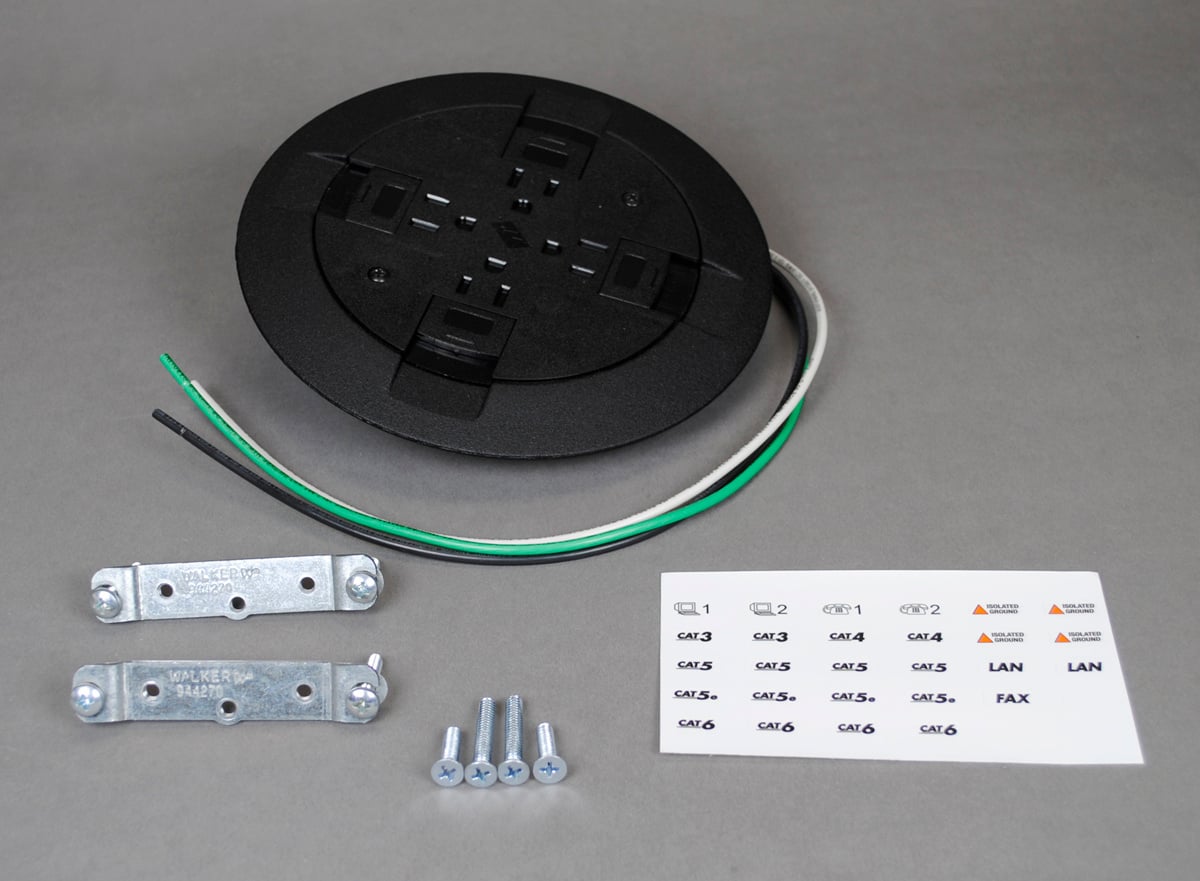 Quad Type; Die-Cast Aluminum Material; 7 Inch Dia Size; Brass Finish; UL (Canada and Us) Approval; Flush Service Type; 15 Ampere Quad Receptacle Device Type; PSRC9 Model