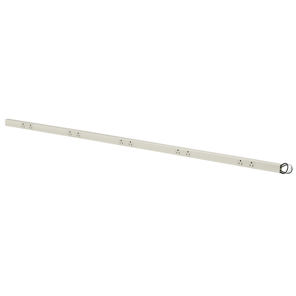 PT156112 1-Phase 1-Circuit Fully Insulated Isolated Ground Standard Permanently Installed Non-Metallic Raceway, 6 ft L x 1-1/2 in W x 1 in H, 1 Channel, PVC