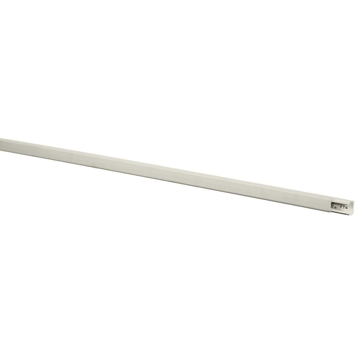 PT1BC7 PT1 Extruded Non-Latching Standard Non-Metallic Raceway, 7 ft L x 3/4 in W x 0.68 in H, 1 Channel, Thermoplastic