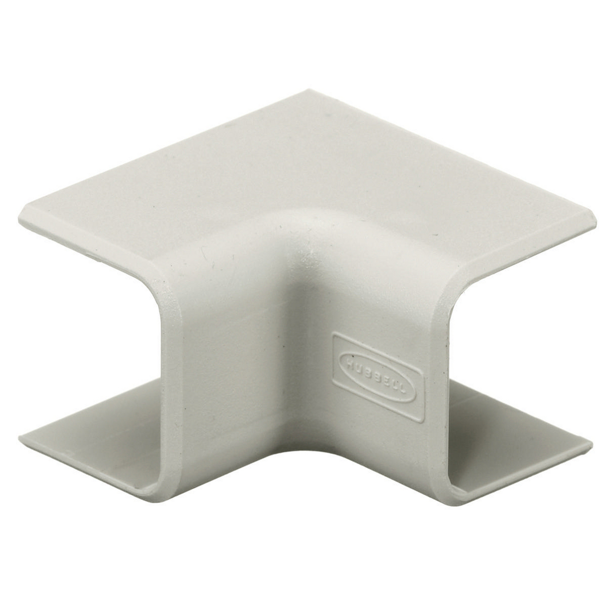 PT1IE Internal Extruded Non-Metallic Non-Latching Standard Raceway Elbow, 90 deg Bend, PVC