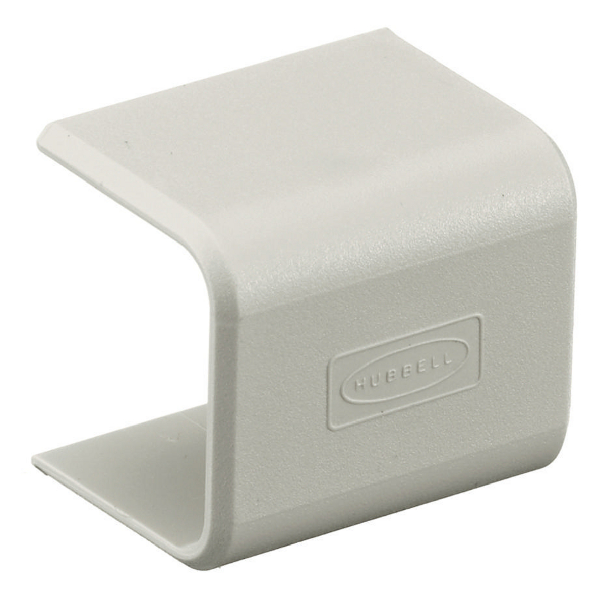 PT1SC Extruded Non-Metallic Standard Splice Cover, 1 in L x 0.89 in W x 0.74 in H, PVC, Office White