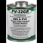 Cement, Gray, 1 qt. Can, Features-Virgin PVC Resin, Reduced Emission VOC