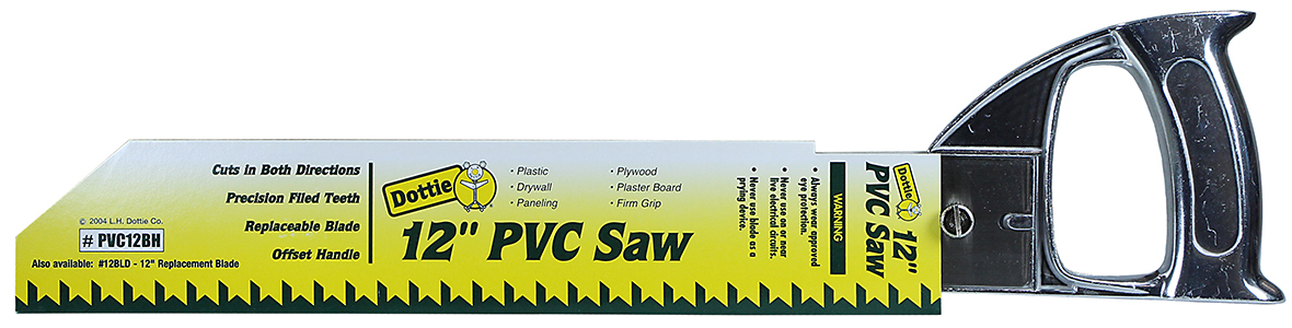 PVC12BH Bi-Saw With Blade, 12 in L Bi-Metal Blade, PVC Handle