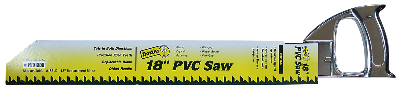 PVC18BH Bi-Saw With Blade, 18 in L Bi-Metal Blade, PVC Handle