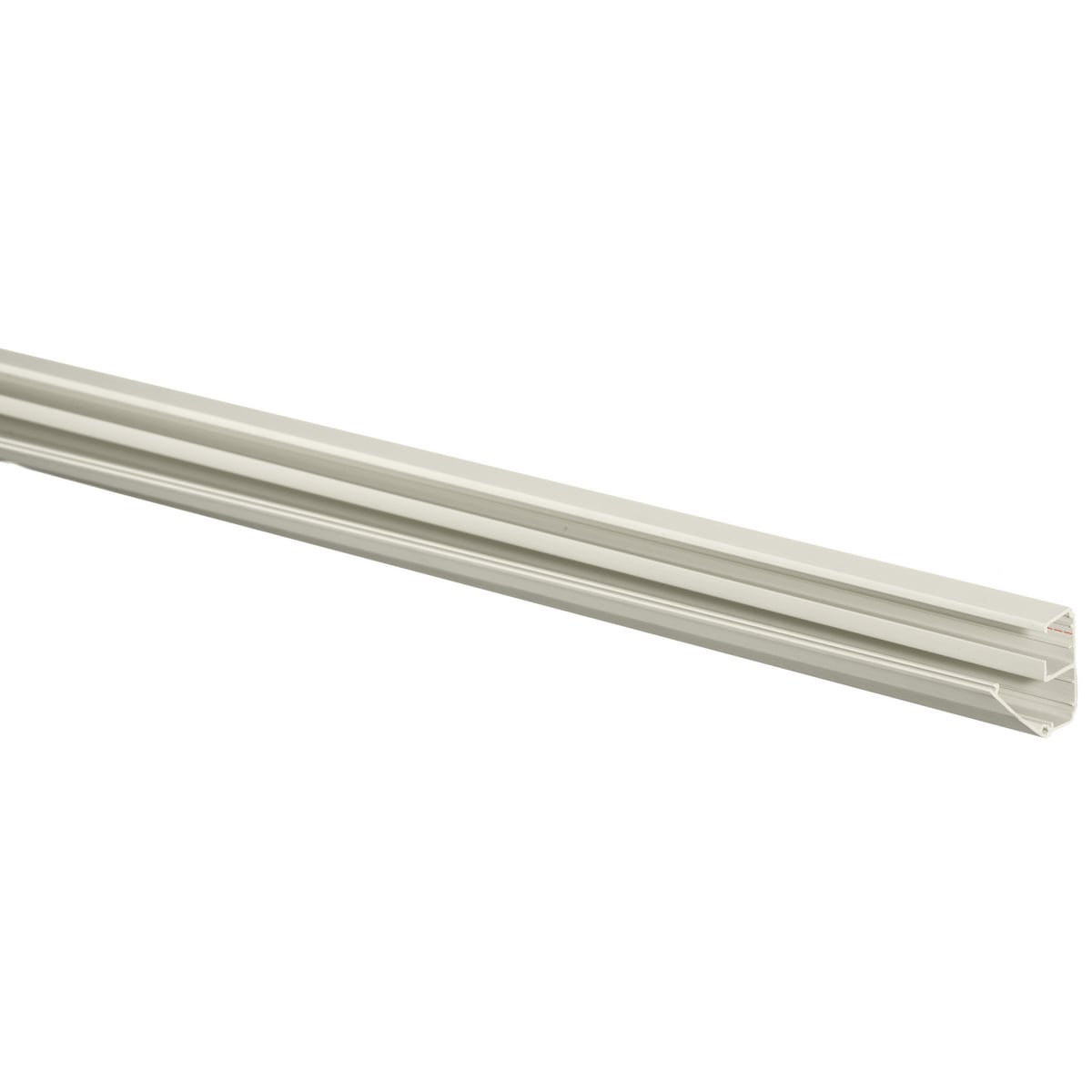 PW2ABC5 Extruded Latching Standard Non-Metallic Raceway, 5 ft L x 2.12 in W x 1.04 in H, 2 Channel, Thermoplastic