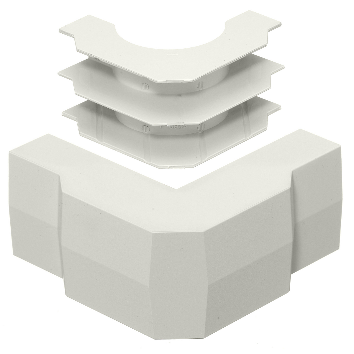 PW2EEBC External Extruded Latching Non-Metallic Standard Raceway Elbow, 1-1/4 in Bend Radius, 1.6 sq-in
