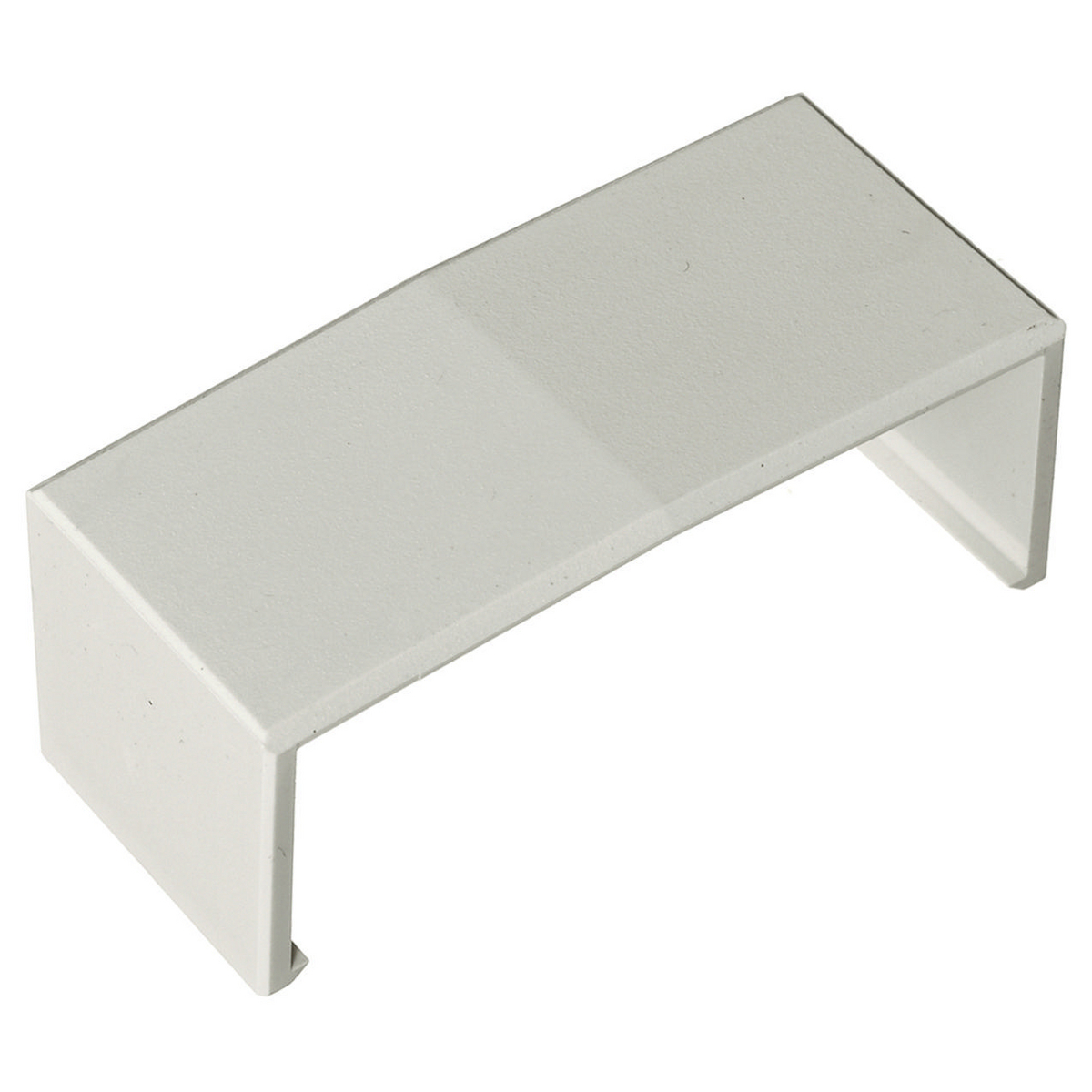 PW2SC Extruded Non-Metallic Standard Splice Cover, 1.11 in L x 2.3 in W x 1.11 in H, PVC, Office White