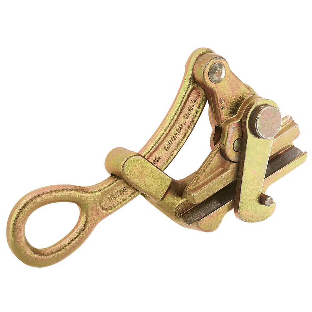 1671-10 1-Jaw Parallel Jaw Grip, 0.37 to 0.75 in Dia Cable, 10000 lb Load, Steel