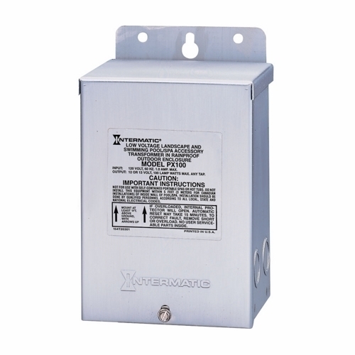 PX100S Safety Transformer, 120 V AC Input, 12/13 VAC Output, 100 W, 1 A, NEMA 3R Enclosure