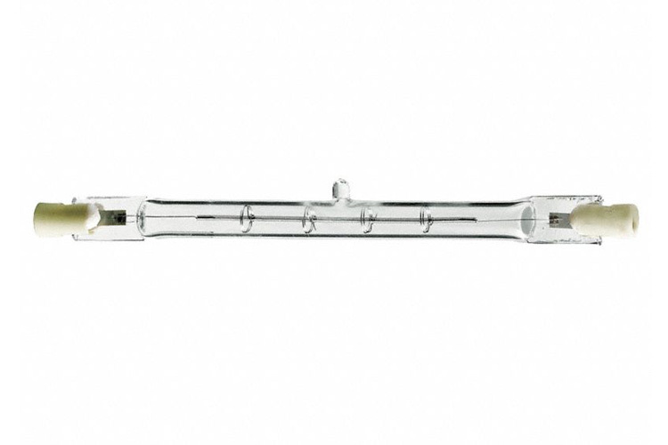 Q150T3/CL/CD-5PK-120 Linear Single Ended Halogen Lamp, 150 W, R7s Halogen Lamp, T-3 Shape, 2400 Lumens Initial