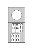 R011C010 Midwest GE Ringless Metered Power Outlet, 120/240 V AC, 100 A, 1 Phase, NEMA 3R Enclosure