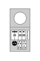 R038C010 Midwest GE Ringless Metered Power Outlet, 120/240 VAC, 100 A, 1 Phase, NEMA 3R Enclosure