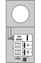 R225CP6 200 Amp, Post, Metered