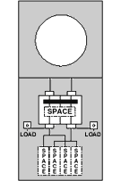 R281E1B6H 200 Amp, Back-to-Back Headpost, Metered