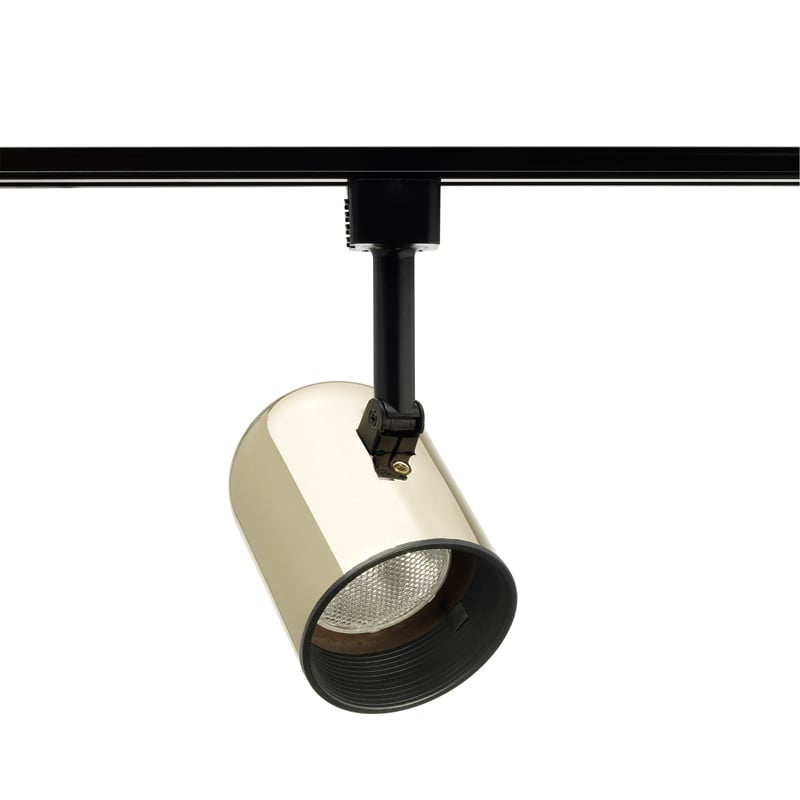R501 BLB BL Line Voltage Track Head, Incandescent Lamp, 120 V AC, Round Back Cylinder Head