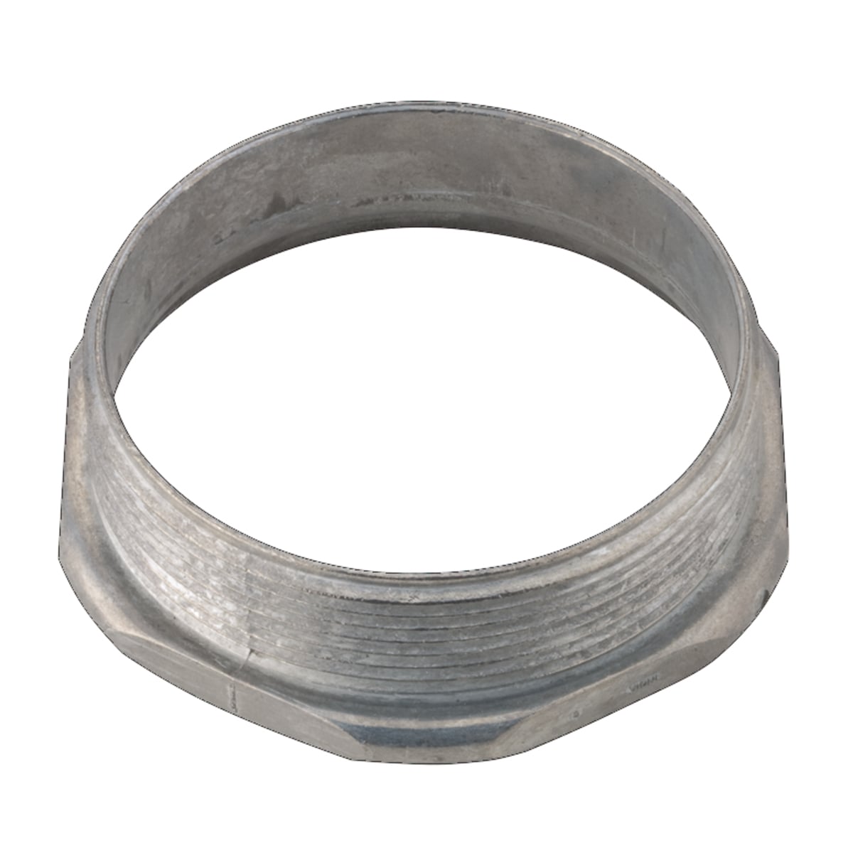 1676 Chase Non-Insulated Conduit Nipple, 4 in, For Use With Rigid Conduit, Die Cast Zinc, Metallic