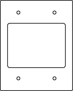 2Gang Activate Sect Device Plate