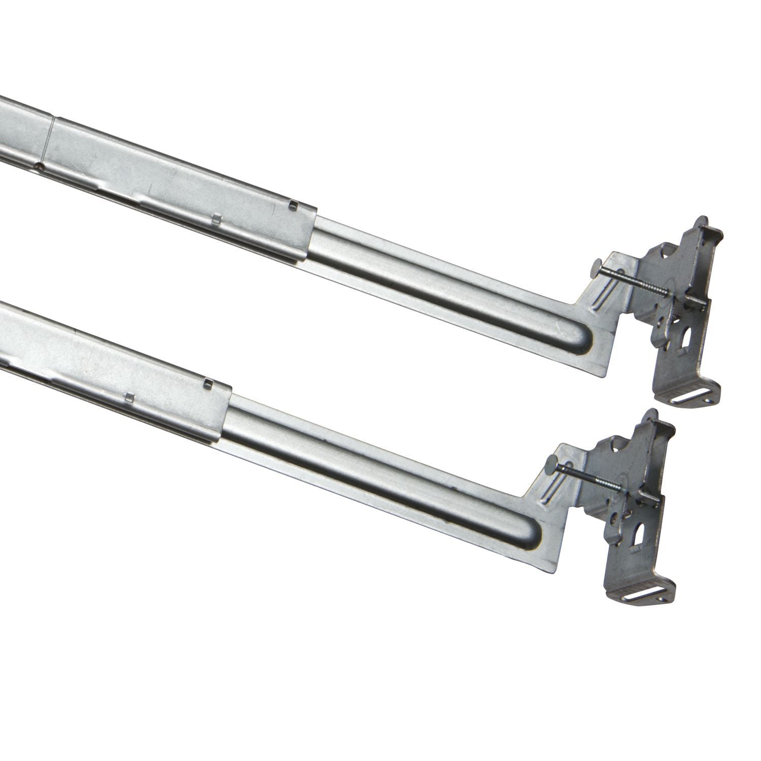 RMB22 Ceiling Mounted Pair Wood Joist Hanger Bar Kit, 15 in L x 1-1/4 in W x 2-1/2 in H, For Use With LD4A18/4LW111 1800 Lumens LED 4 in Wide Beam Downlight and 6 in Narrow, Medium or Wide Beam Downlight, Metal
