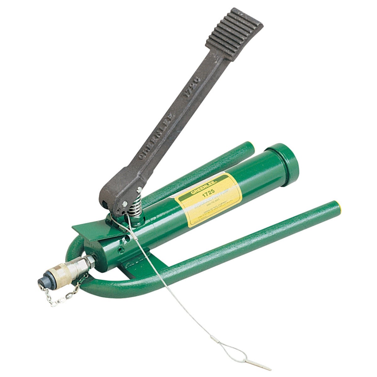 1725 Manual Foot Operated Hydraulic Foot Pump With Foot Activated Release Lever, For Use With 24496, 25214 and 33336 Seal Kit, 6500 psi, 0.117 cu-in Capacity/Stroke, 6 to 12 in Pedal