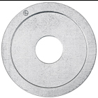 Reducing Flat Washer, Steel material, Zinc Plated Finish, 4 in. outside diameter, 2 in. inside diameter