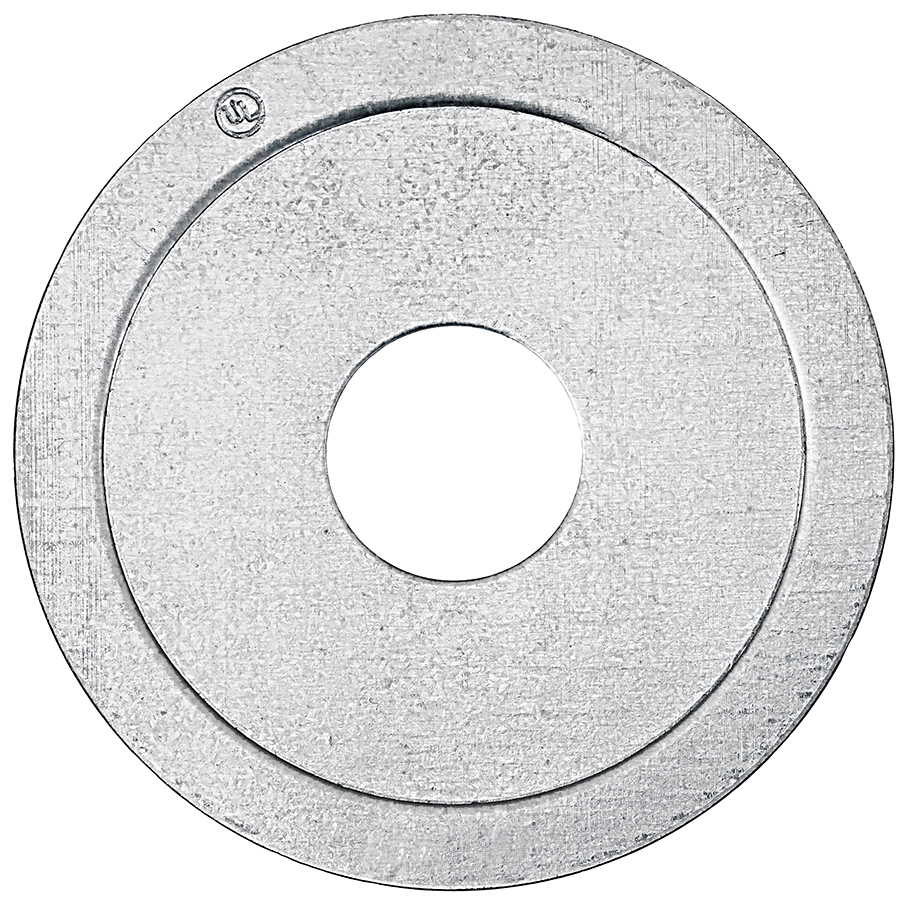RW76 Flat Reducing Washer, 2 x 2-1/2 in, Steel, Zinc Plated