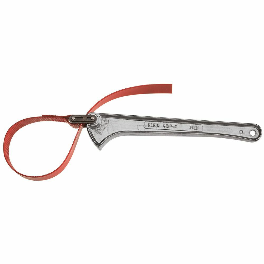 S-12H Grip-It Adjustable Strap Wrench, 1-1/2 to 5 in Pipe, 1-1/2 to 5 in OD Tubing