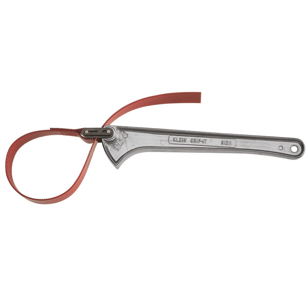 S-18H Grip-It Adjustable Strap Wrench, 1-1/8 to 8 in Pipe, 1-1/8 to 8 in OD Tubing