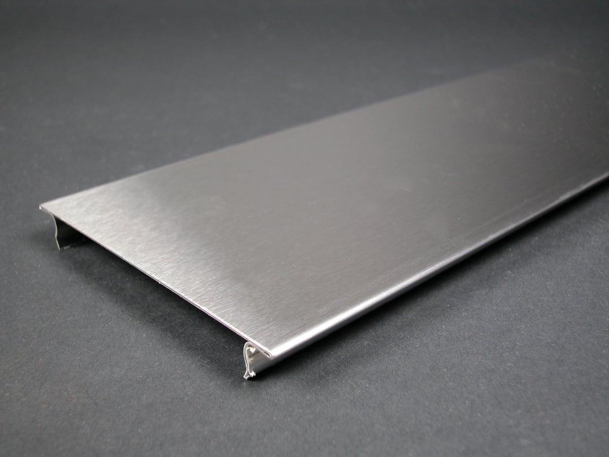 S4000C135 Pre-Cut Raceway Cover, 13-1/2 in L x 4-3/4 in W x 1-3/4 in H, Stainless Steel