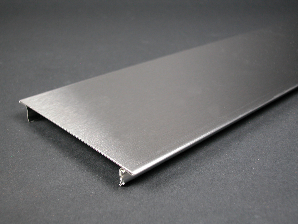 Precut Raceway Cover; Stainless Steel
