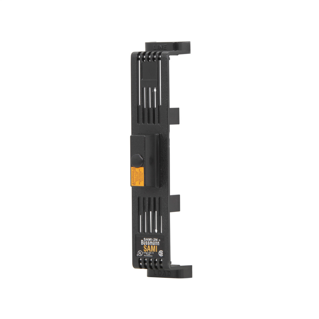 SAMI-2N SAMI Dead Front Indicating Class R Fuse Cover, 0 to 30 A, 600 VAC/VDC, For Use With Class H/K5/R Midget Fuse, Thermoplastic, Black