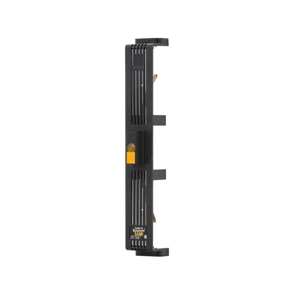 SAMI-9I SAMI Dead Front Indicating Class R Fuse Cover, 0 to 30 A, 250/600 V AC/V DC, For Use With Class H/K5/R/T Midget Fuse, Thermoplastic, Black