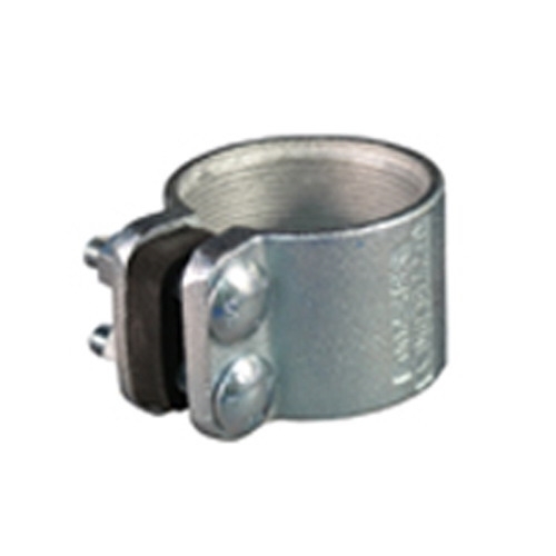 Rigid/IMC Conduit Split Coupling, 2 inch, Malleable Iron, Zinc Electroplate