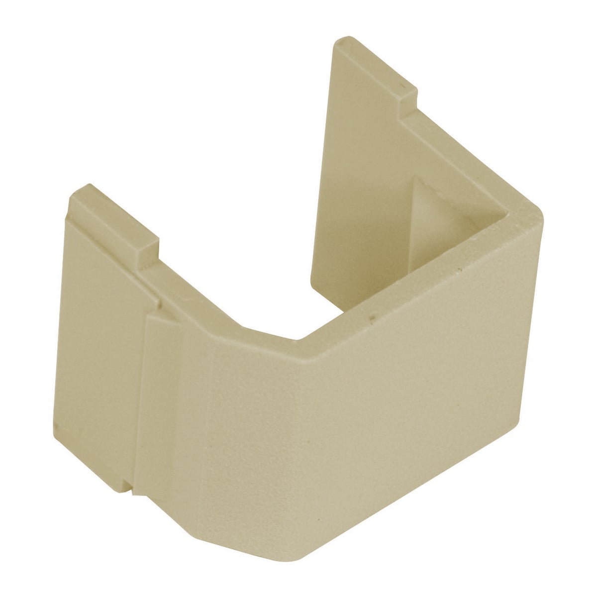 SFBE10 Keystone Standard Blank Connector, Snap-Fit Mount, 1000 V RMS/1414 V DC, 100 Ohm Contact Resistance, Plug-N-Play Connection, Electric Ivory